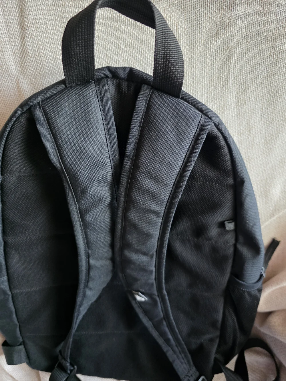Nike Element Black With Logo Backpack Shool Athletic Book Bag Gym Hiking Travel